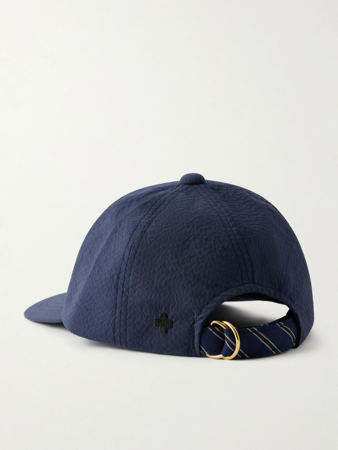 Beams Plus - 6 Panel Regimental Strap Seersucker Baseball Cap