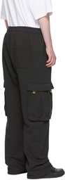 drew house SSENSE Exclusive Black Cartoon Font Lounge Pants