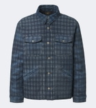 RRL Jacquard plaid denim jacket