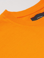 DISTRICT VISION - Karuna Logo-Print Recycled Cotton-Jersey T-Shirt - Orange
