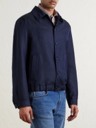 Slowear - Wool and Linen-Blend Bomber - Blue
