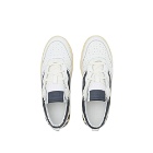Rhude Men's Rhecess Low Sneakers in White/Navy