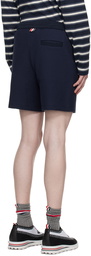 Thom Browne Navy Summer Shorts