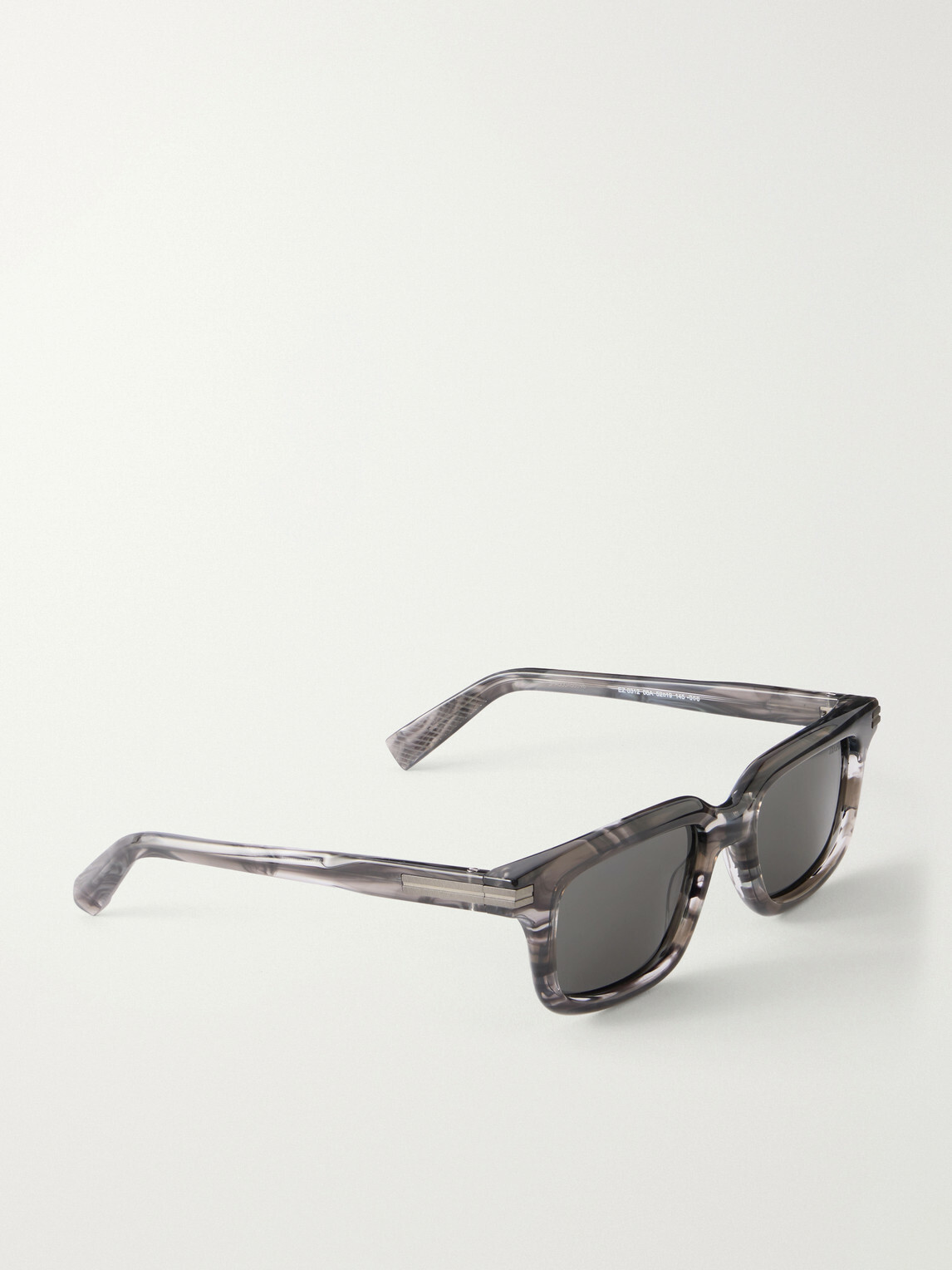 Zegna - Square-Frame Acetate Sunglasses - Black