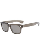 Garrett Leight x Officine Generale Sunglasses in Black/Pure Grey