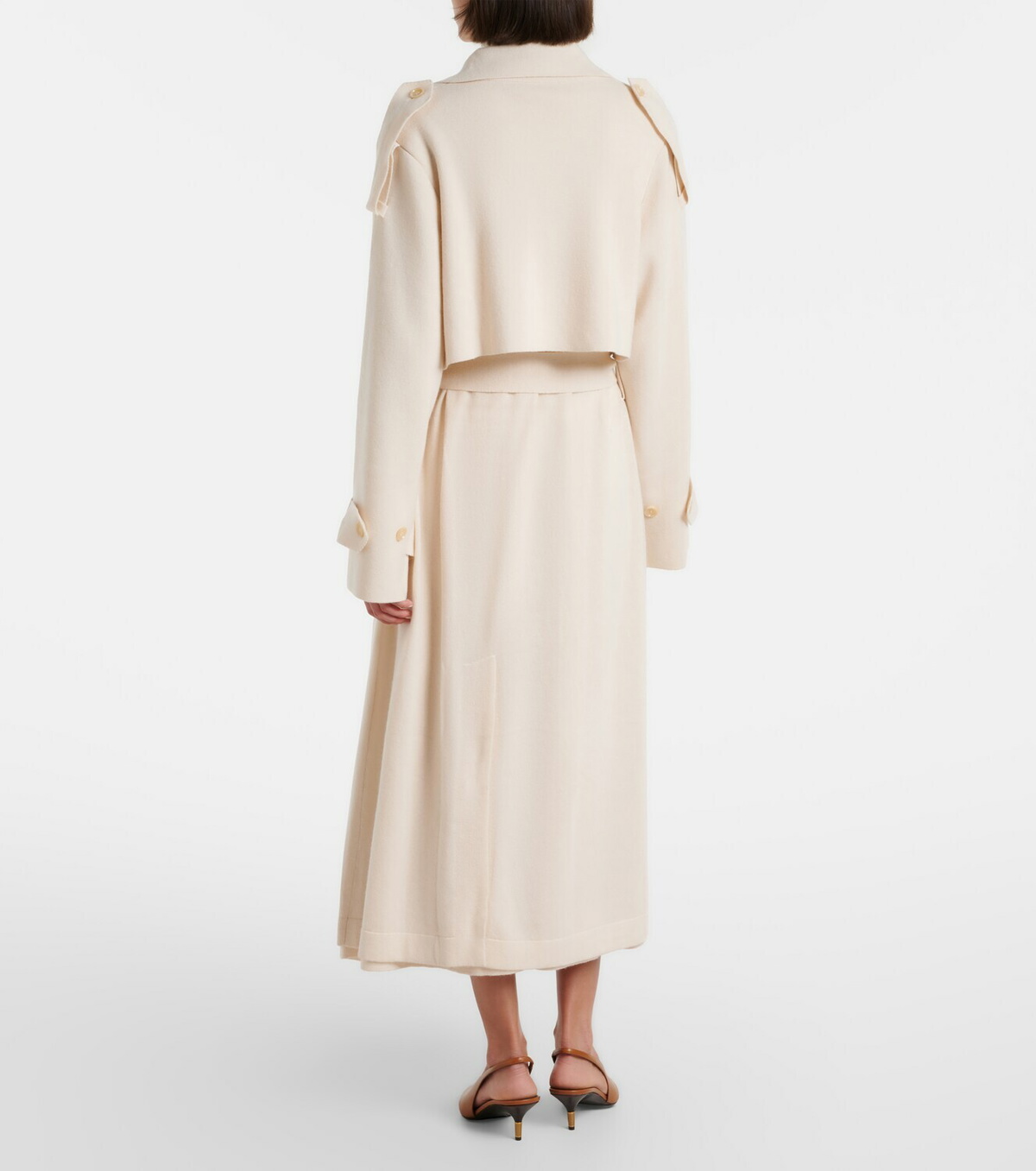 Jardin des Orangers Wool and cashmere trench coat
