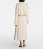 Jardin des Orangers Wool and cashmere trench coat