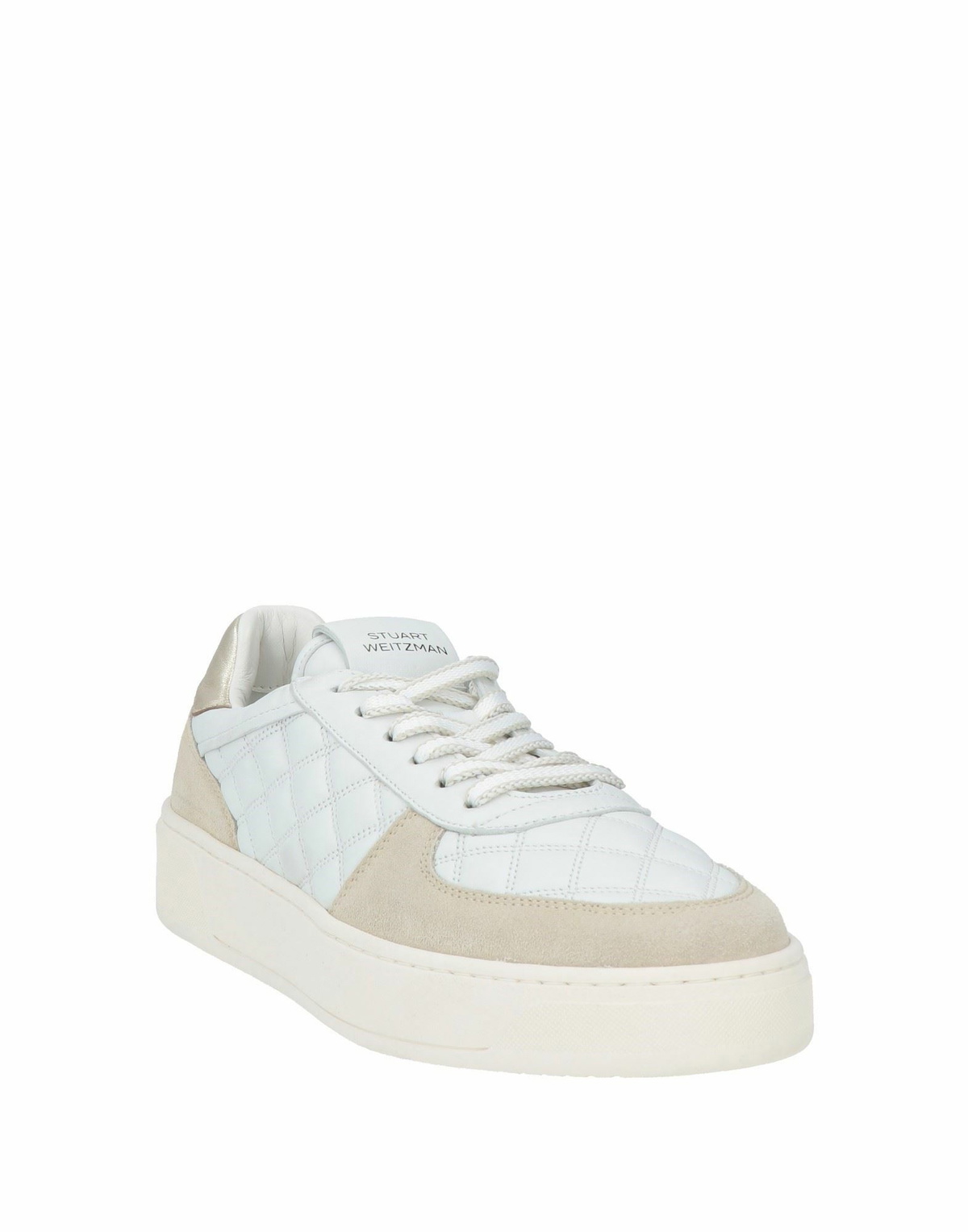 Stuart Weitzman Womens Sneakers in White
