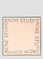 Acne Studios - Logo Wool Square Scarf in Pink