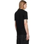Versace Black Printed Cotton Jersey Slim T-shirt