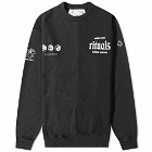 Space Available Men's Upcycled Rituals Sweat in Black