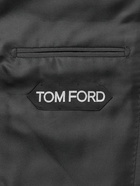 TOM FORD - O'Connor Slim-Fit Silk, Linen and Wool-Blend Suit Jacket - Black