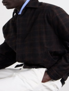 Jeanerica - Jean Brown Checked Cotton and Wool-Blend Jacket - Brown