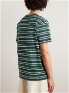 Howlin' - Striped Cotton-Jersey T-Shirt - Green