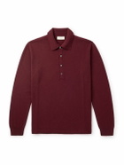 PIACENZA 1733 - Slim-Fit Cashmere Polo Shirt - Burgundy
