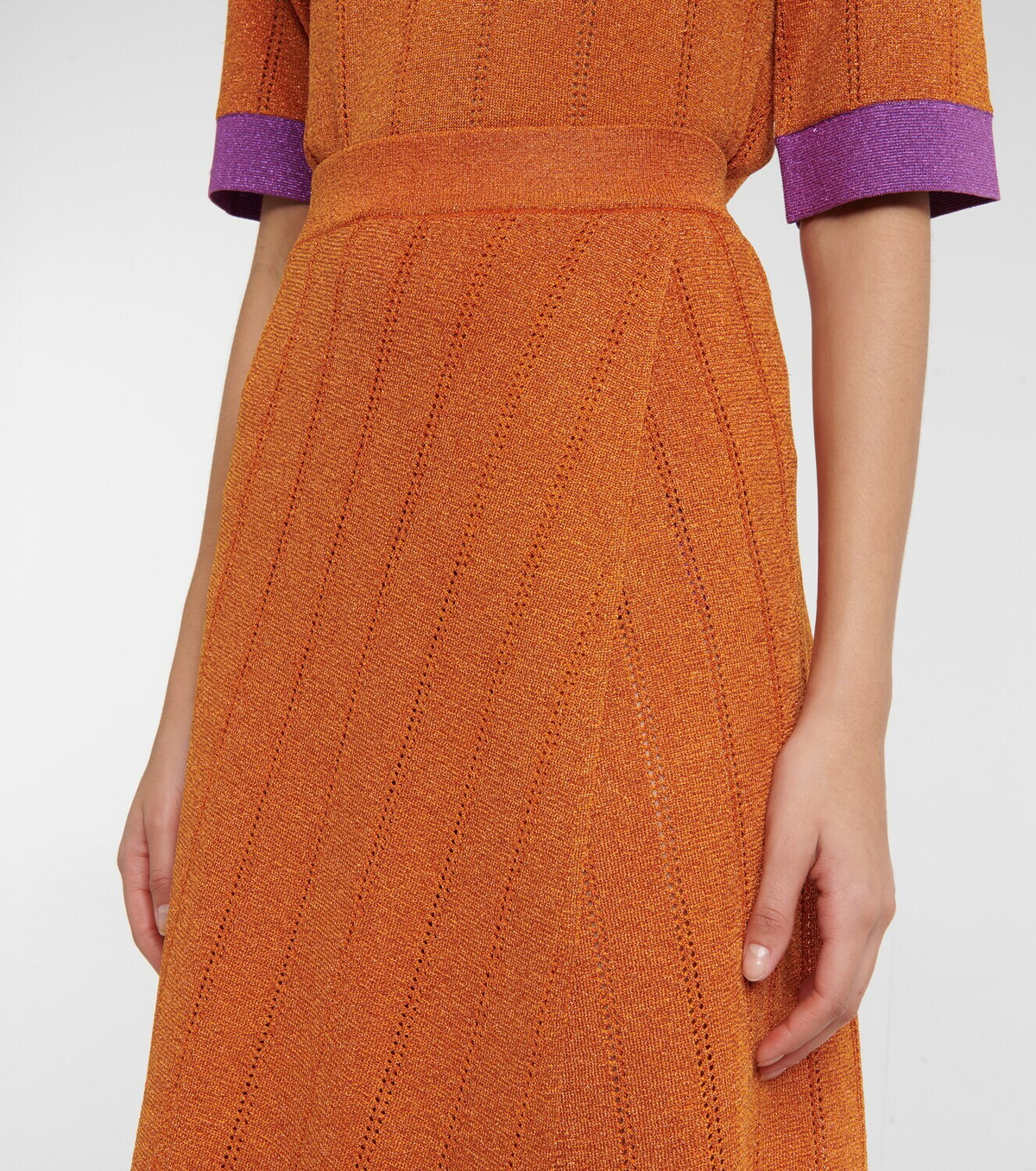 Dodo Bar Or Metallic knit midi skirt Dodo Bar Or