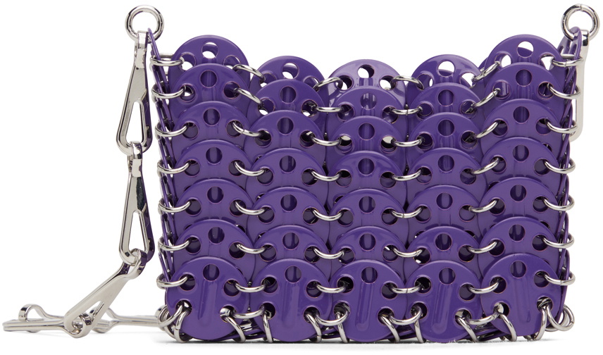 Paco Rabanne Purple Micro 1969 Bag Paco Rabanne