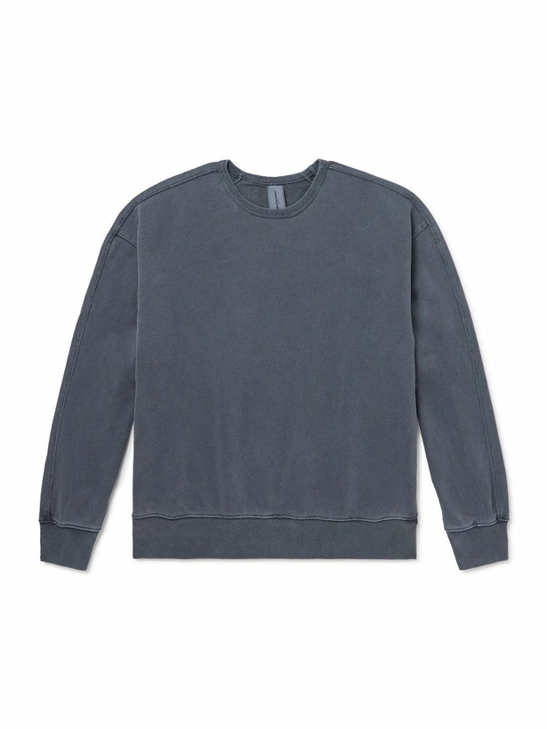 Photo: FrizmWORKS - OG Pigment-Dyed Cotton-Jersey Sweatshirt - Blue