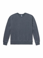 FrizmWORKS - OG Pigment-Dyed Cotton-Jersey Sweatshirt - Blue