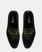 Steve Madden Antonio Loafers in Black Velvet