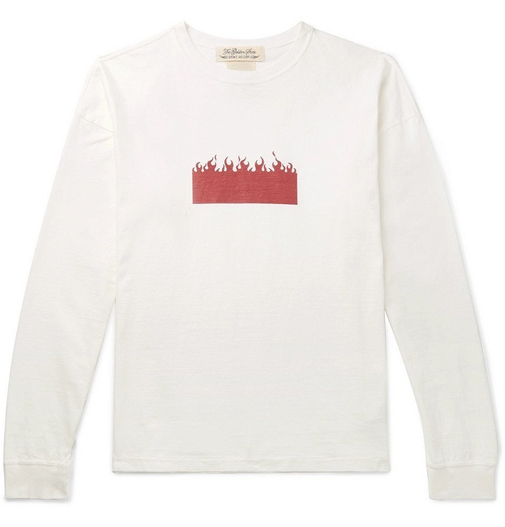 Photo: Remi Relief - Printed Cotton-Jersey T-Shirt - Men - Off-white