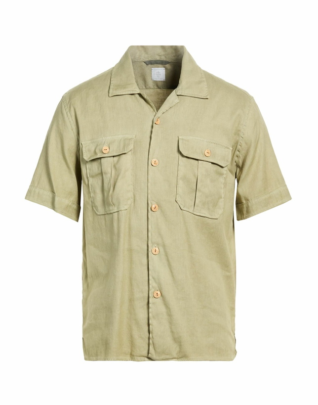Photo: Eleventy Mens Shirt in Sage green