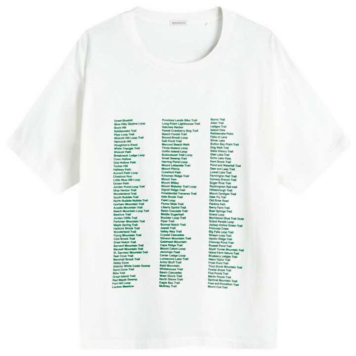 Photo: BODE Men's Trailhead T-Shirt in Cream