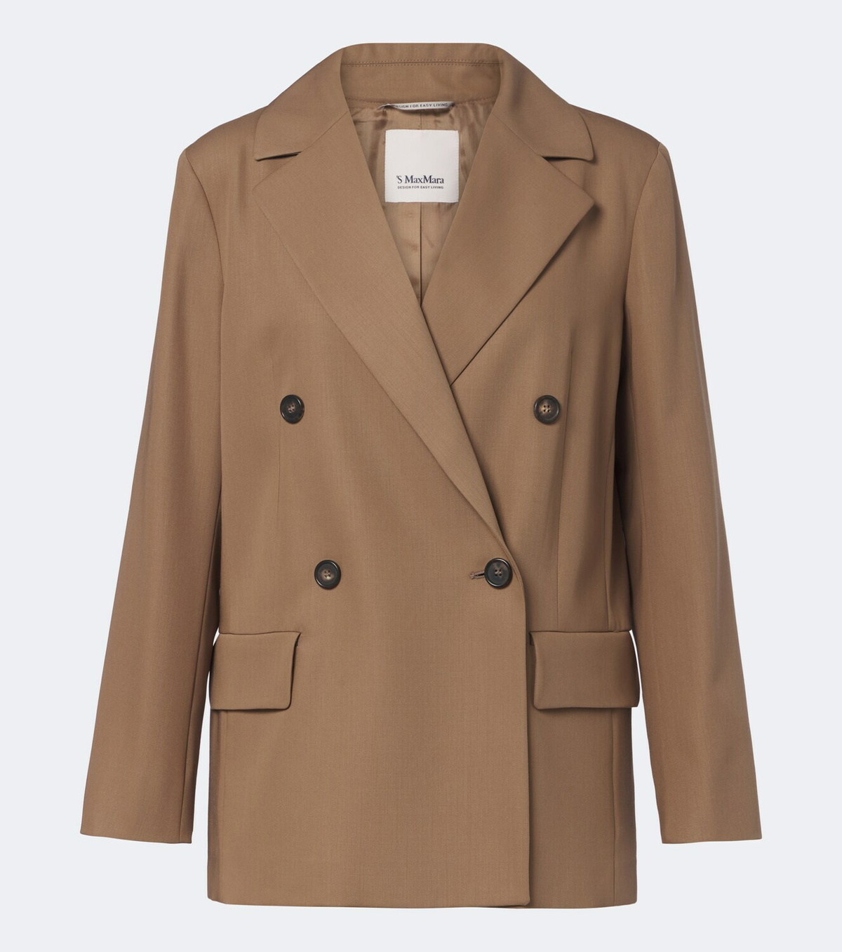 'S Max Mara Double-breasted virgin wool blazer