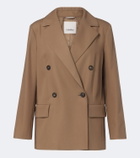 'S Max Mara Double-breasted virgin wool blazer