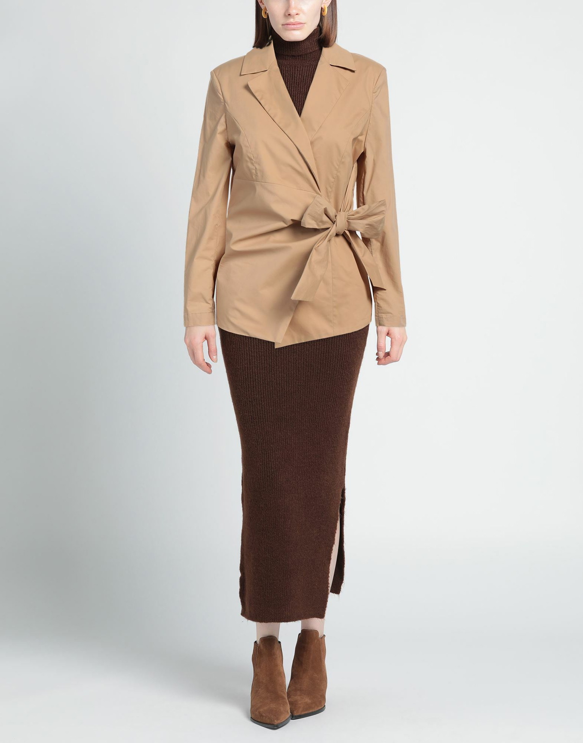 Manila Grace Womens Top Sand