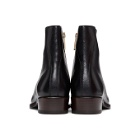 Jimmy Choo Black Leather Lucas Boots