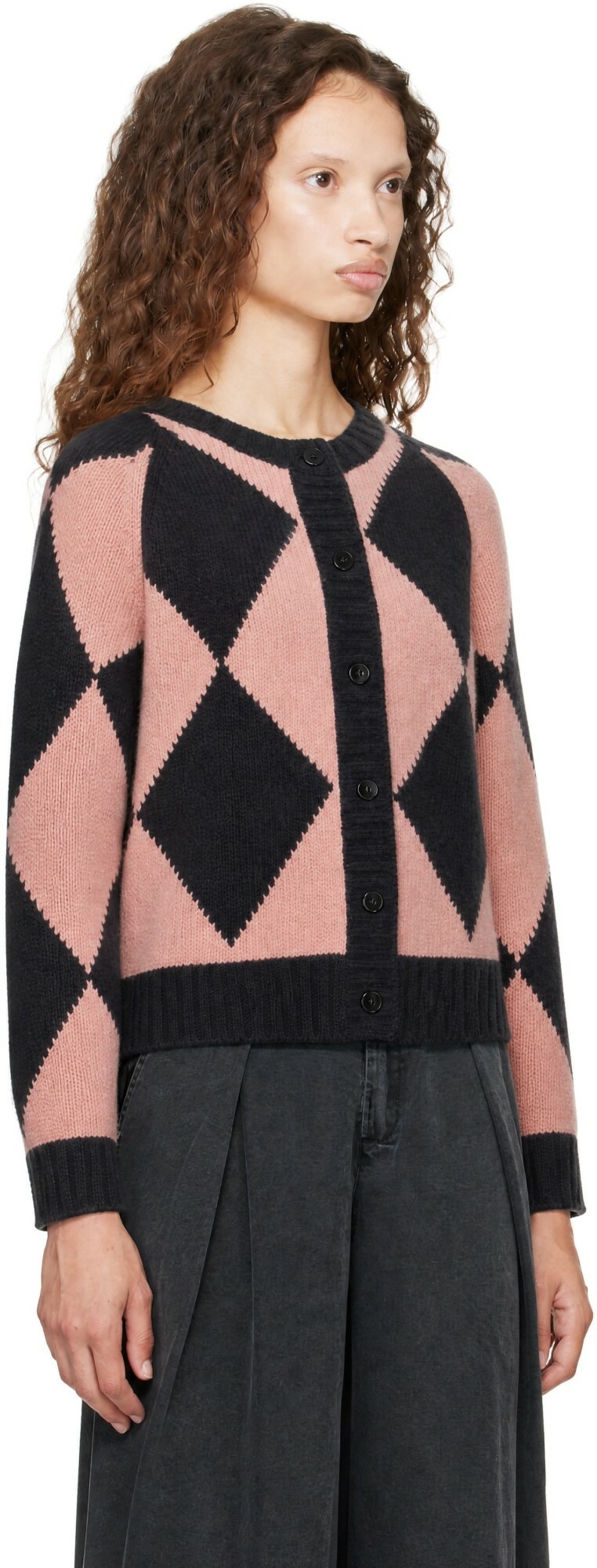YMC Black & Pink Atomic Cardigan