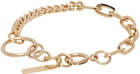 Justine Clenquet SSENSE Exclusive Gold Vesper Bracelet