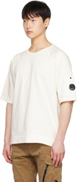 C.P. Company Off-White Cotton T-Shirt