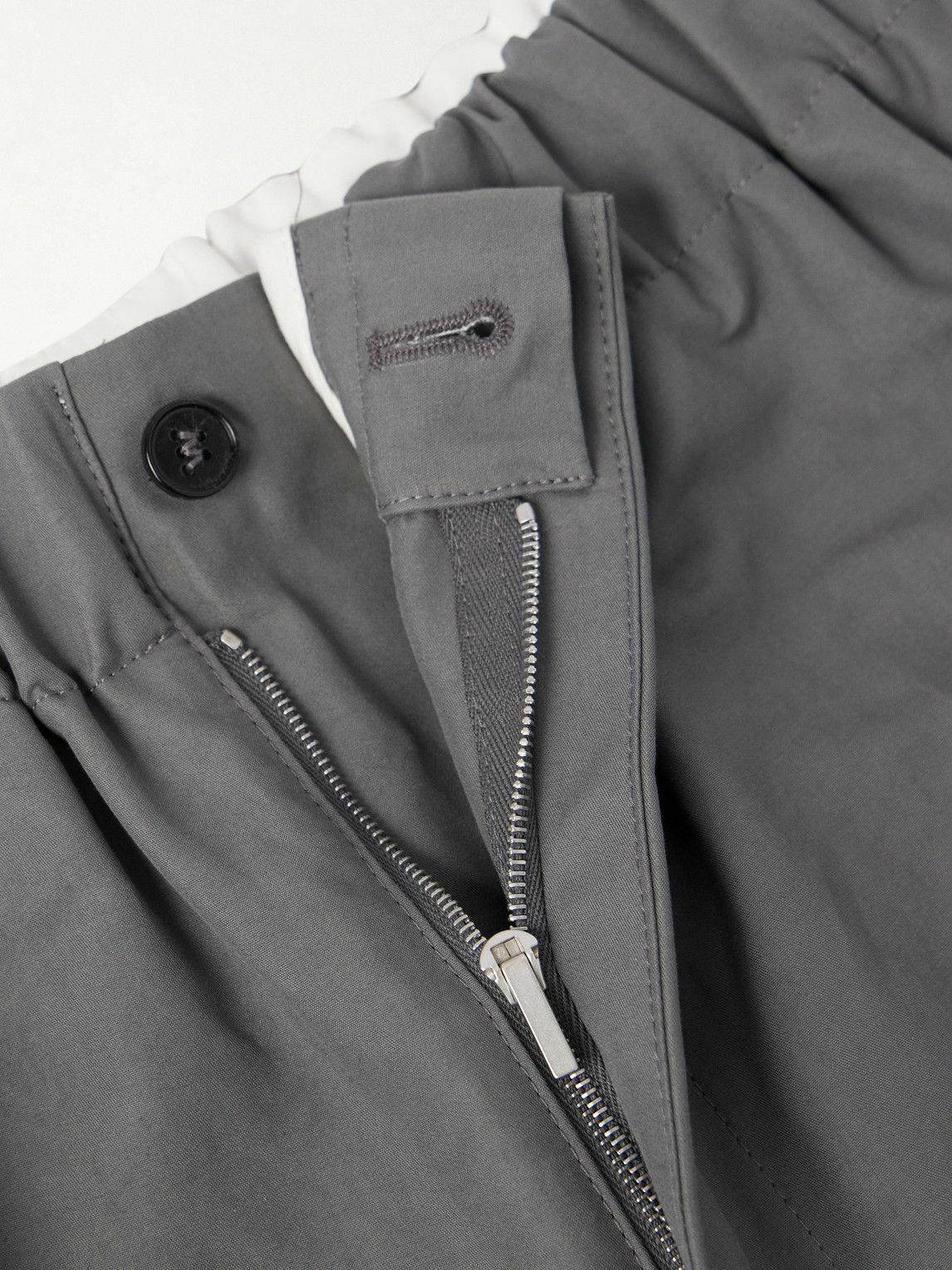Jil Sander - Tapered-Leg Cotton Trousers - Gray