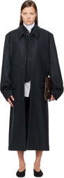 Rier Black Loden Coat