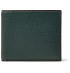 Valextra - Pebble-Grain Leather Billfold Wallet - Green
