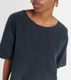 Dorothee Schumacher Cropped silk T-shirt