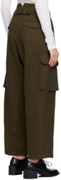 Y's Khaki Gabardine Trousers