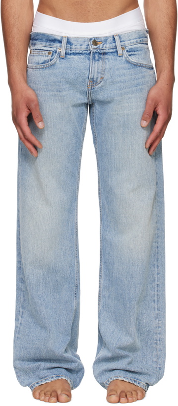 Photo: Raimundo Langlois Blue Bootcut Jeans