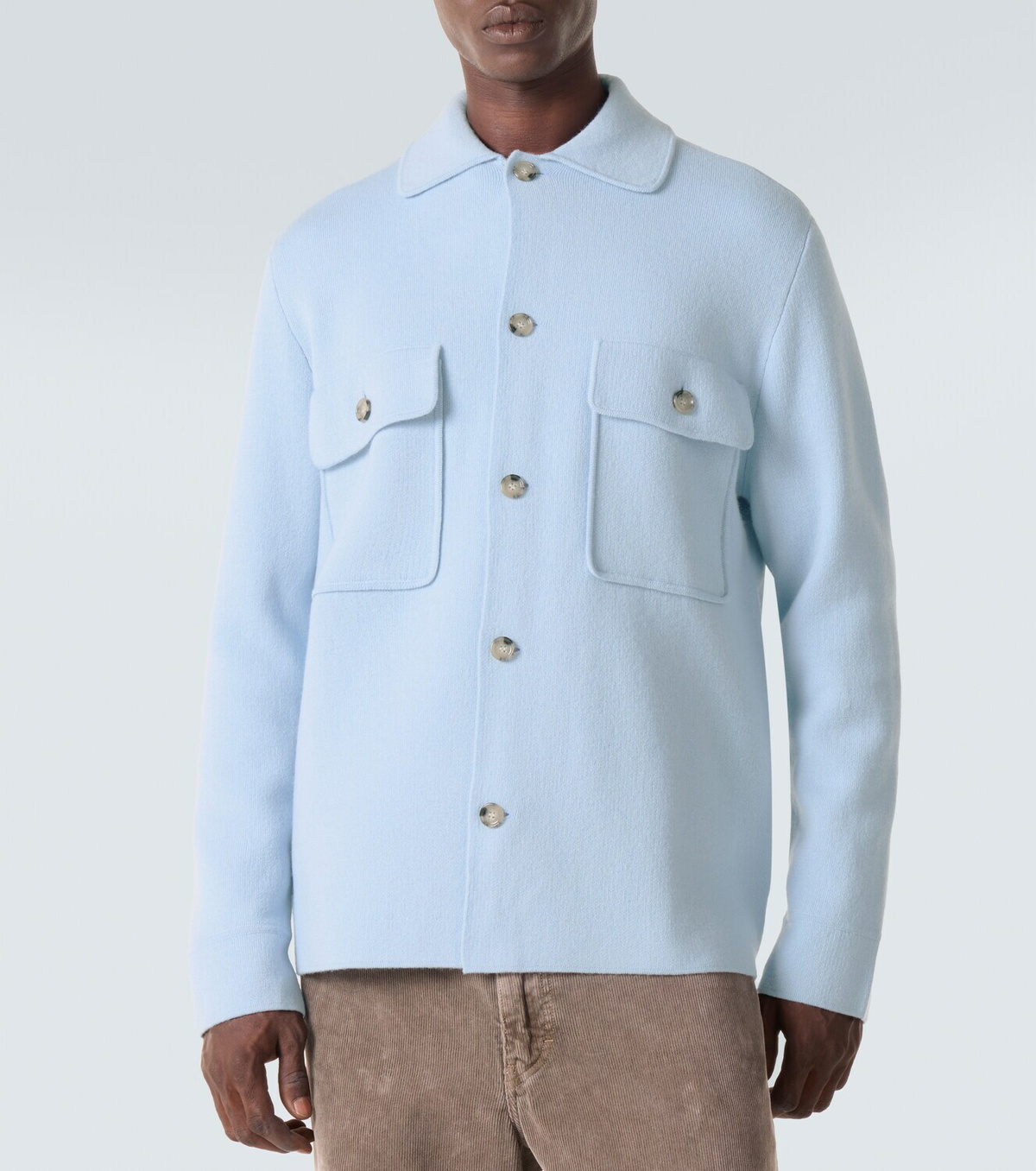 Allude Wool and cashmere overshirt