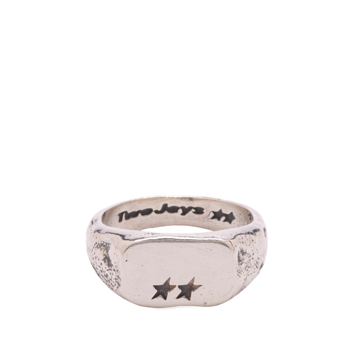 Photo: TwoJeys Men's Elongated Ring in Silver