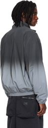 Alexander Wang Gray & Silver Reflective Track Jacket