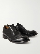 Officine Creative - Balance 006 Burnished Leather Oxford Shoes - Black