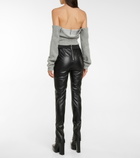 Rta - Maelee high-rise faux leather leggings