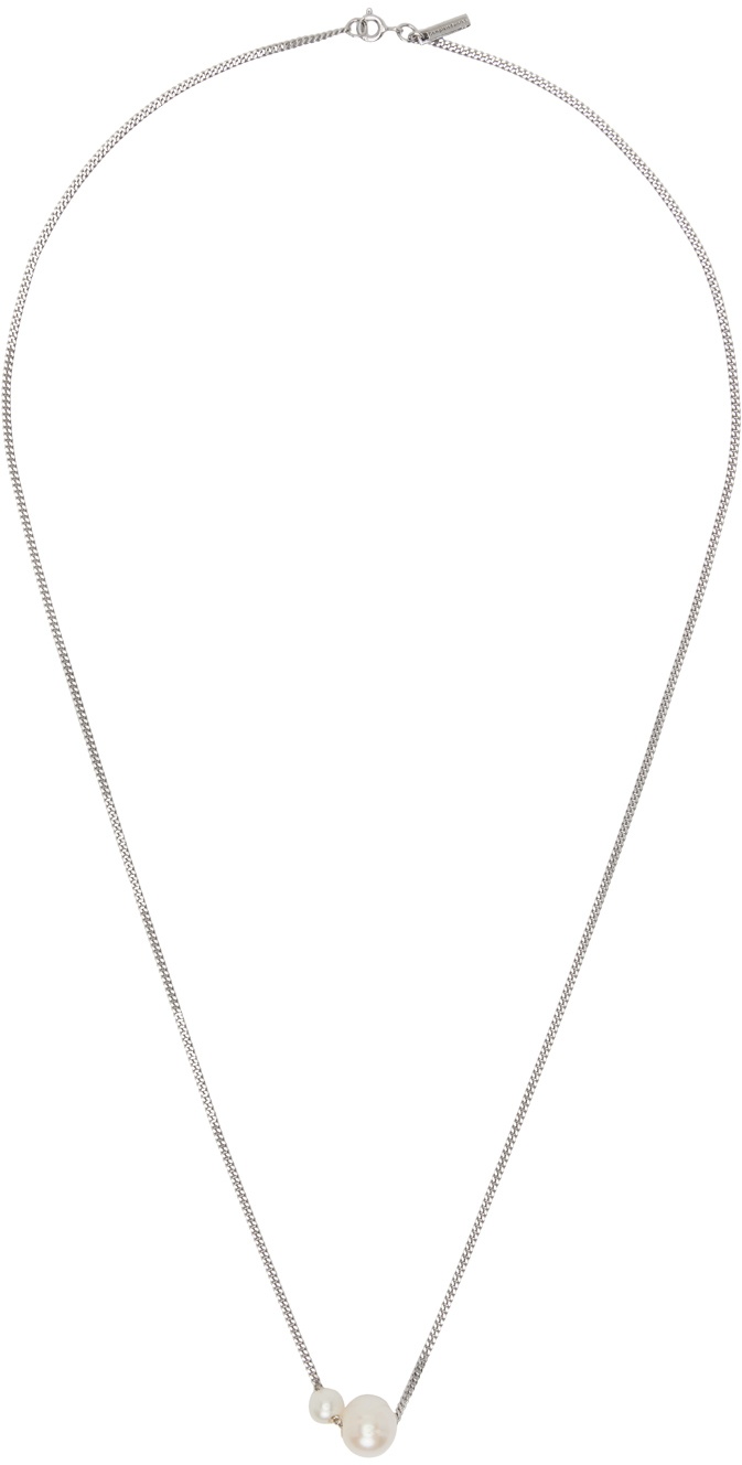 Completedworks Silver One [Blank] Can Change The World Necklace