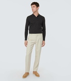 Loro Piana Wool polo sweater