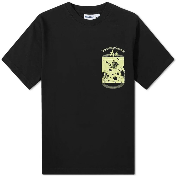 Photo: Butter Goods Men's Futuristic Sounds T-Shirt in Black