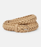 Loro Piana - Scoobydoo braided leather belt