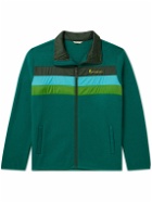 Cotopaxi - Teca Colour-Block Taffeta-Trimmed Fleece Jacket - Green